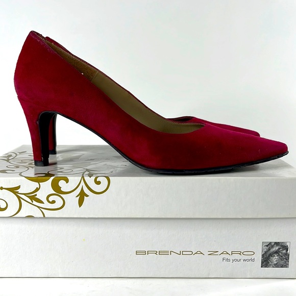 BRENDA ZARO SUEDE PUMP - Picture 1 of 9